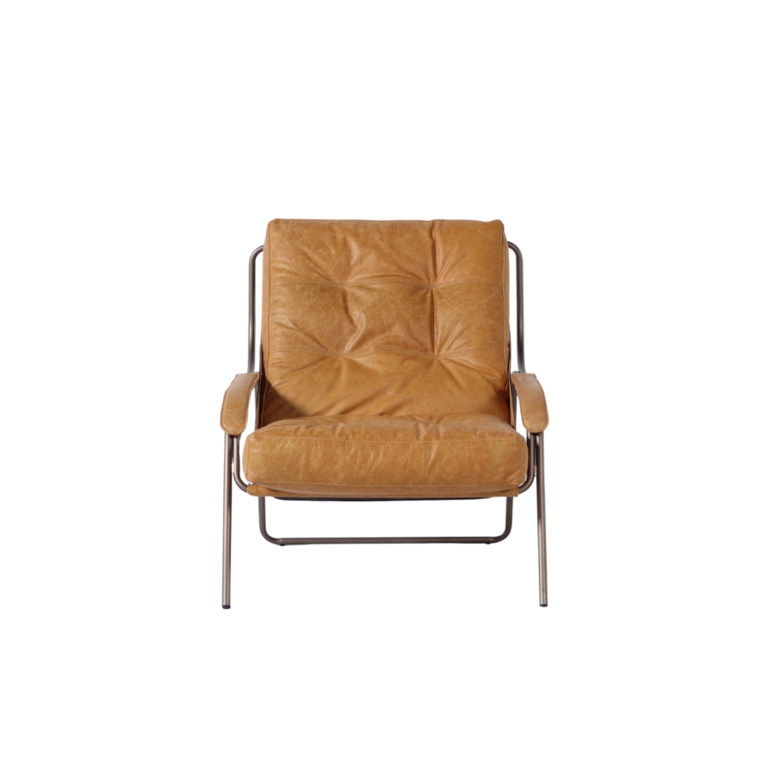 Pisa Leather Leisure Chair Rum image 1
